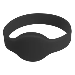 Pulsera de proximidad - ID por radiofrecuencia - EM pasivo | Color negro - Baja frecuencia 125 kHz - Diámetro 65 mm -...