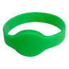 Pulsera de proximidad - ID por radiofrecuencia - EM pasivo | Color verde - Baja frecuencia 125 kHz - Diámetro 65 mm -...