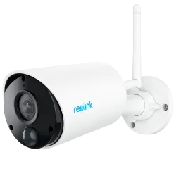 Reolink Camara WiFi a Batería - 2K / 3MP (2304 x 1296) - IR 10 m / Sirena - Deteccion PIR Humanos / Vehículos - Audio...