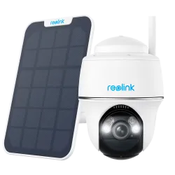 Reolink Camara WiFi a Batería con Panel Solar - 5MP (2880 x 1616) - IR 10 m / Sirena - Deteccion PIR Humanos / Vehíc...