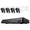 Reolink Kit NVR PoE + 4 camaras 5MP PoE 2TB - 5MP (2880x1616) - Deteccion Humanos / Mascotas / Vehículos - e-SATA - 2...
