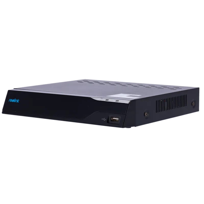 Reolink NVR 8 canales PoE - 4K+ 12 MP - Deteccion Humanos / Mascotas / Vehículos - e-SATA - 2TB HDD - Apta para inte...