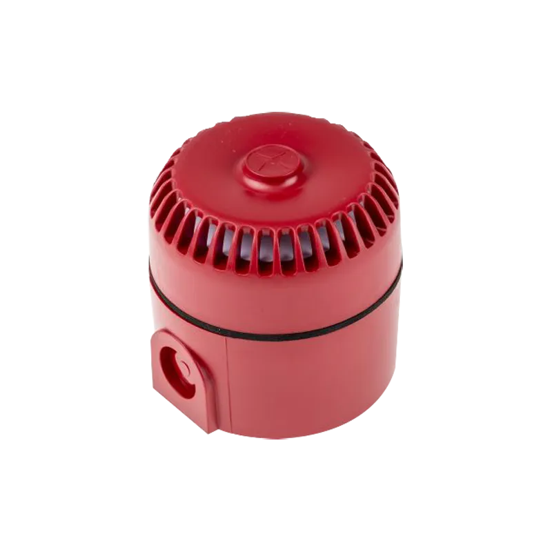 Roshni LP - Sirena cableada para interior y exterior de incendios - Potencia de sonido 102 dB a 1 m - 32 tonos de ala...