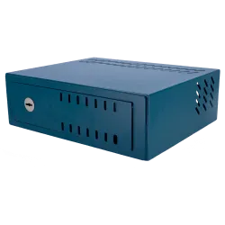 Caja fuerte para DVR - Específico para CCTV - Para DVR de 1U rack - Cerradura mecánica - Con ventilación y pasacables...