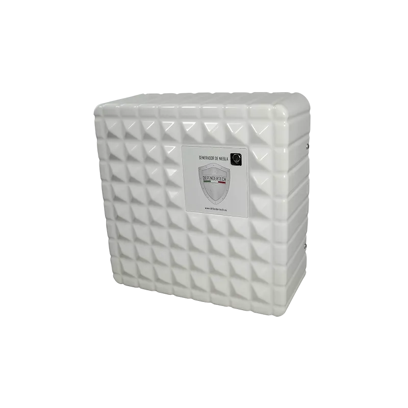 Defendertech - Generador de niebla desinfectante - Hasta 360m3 - Solución fija - Hasta 9 disparos de capacidad - No d...