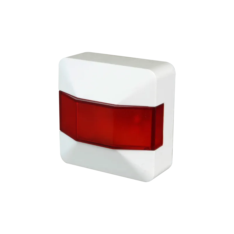 Maxfire - Piloto de indicación de acción con LED rojo - Especial para incendio - Plástico ABS blanco - Reducidas dime...