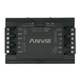 Controladora anti manipulación ANVIZ - Para instalaciones con dispositivos autónomos - Entradas ANVIZ Wiegand y pulsa...