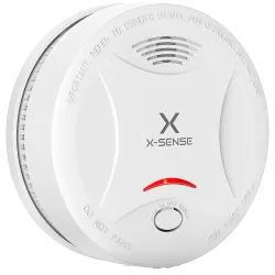 Detector de humo autónomo X-Sense - Duración de la batería 10 años - Indicador luminoso de alarma - Alarma sonora 85 ...