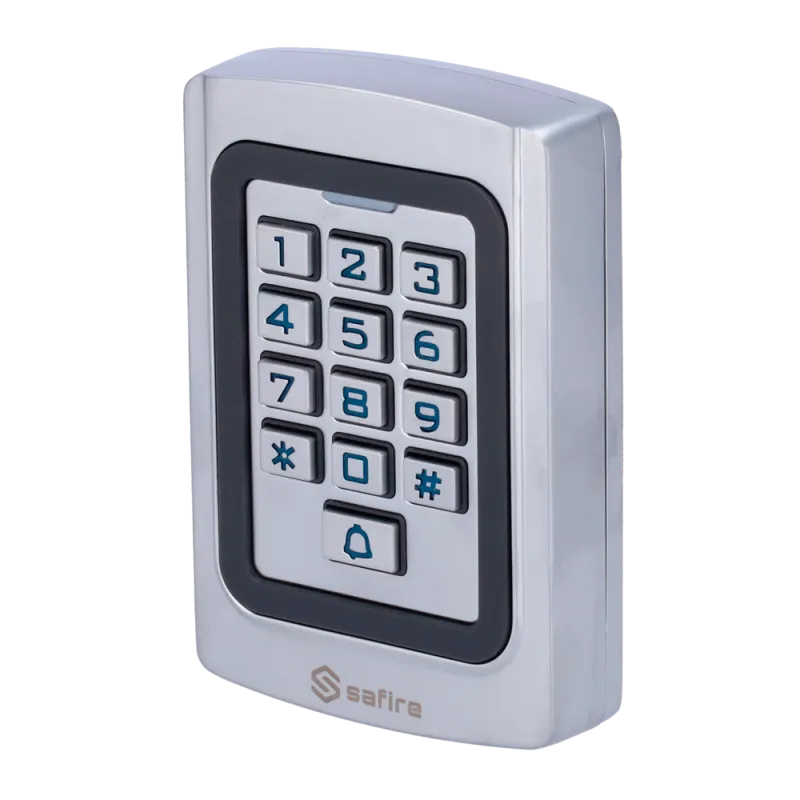 Control de acceso autónomo - Acceso por tarjeta EM, PIN y APP - Salida de relé, pulsador y timbre - Wiegand 26 y WiFi...