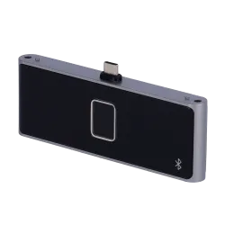 Módulo de huella y Bluetooth - Varios métodos de identificación - Conexión USB - Apertura con huella dactilar y/o Blu...