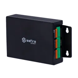 Safire Smart - Caja de entradas y salidas de alarma - 16 Entradas de alarma - 6 Salidas de relé - Plug and Play / Com...