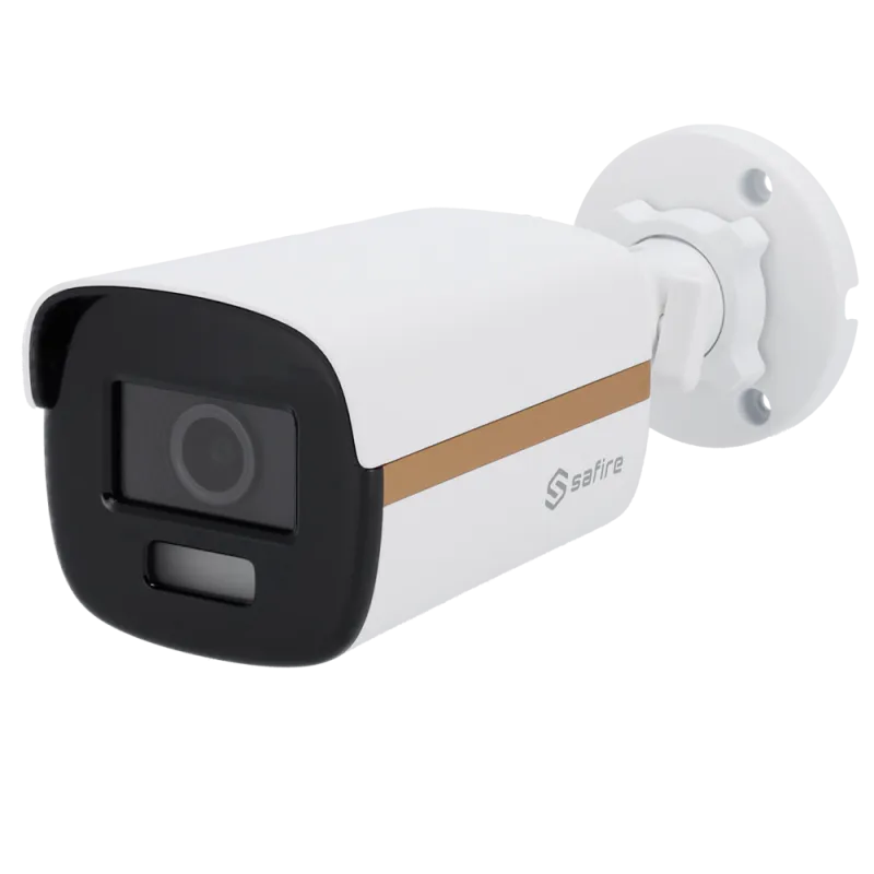 Safire Cámara Bullet Gama ULTRA - Salida HDTVI - 8Mpx CMOS Night Color - Lente 2.8 mm White Light alcance 40m - WDR (...