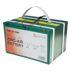 Batería zinc-aire - Voltaje 7.5 V / Capacidad 3200 Wh - Triple conector DC: Jack, mini USB y mólex - Longitud cable 2...