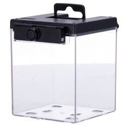 Protección electrónica antihurto EAS - AM 58 kHz | Desbloqueo magnético - Caja transparente de policarbonato - Medida...
