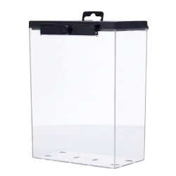 Protección electrónica antihurto EAS - AM 58 kHz | Desbloqueo magnético - Caja transparente de policarbonato - Medida...