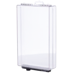 Protección electrónica antihurto EAS - AM 58 kHz | Desbloqueo magnético - Caja transparente de policarbonato - Medida...