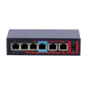 Safire Indoor Hi-PoE Extender Switch - Amplía alcance alimentación PoE - 4 puertos PoE + 2 Uplink RJ45 - IEEE 802.3 a...