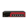 Safire Switch Hi-PoE - 4 puertos PoE + 2 Uplink RJ45 - Velocidad de puertos 10/100Mbps - 3 Puertos PoE+ 30W + 1 Puert...
