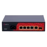 Safire Switch Hi-PoE - 4 puertos PoE + 1 Uplink RJ45 + 1 Uplink SFP - Velocidad de puertos Gigabit 10/100/1000Mbps - ...