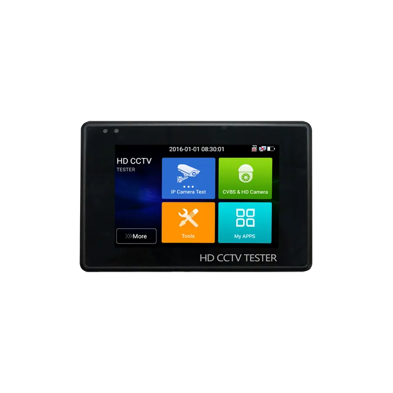 Comprobador CCTV multifuncional de muñeca - Admite cámaras HDTVI, HDCVI, AHD, CVBS e IP - Resolución de tester hasta ...