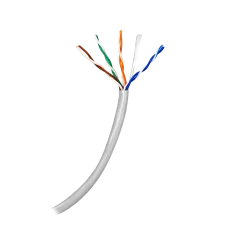 Safire Cable UTP categoría 5E - Conductor CCA - Diámetro 24 AWG-0,52mm - Cumple con 90m Fluke test - Cubierta exteri...