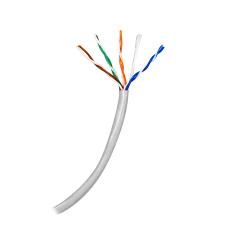 Safire Cable UTP categoría 5E - Conductor CCA - Diámetro 24 AWG-0,52mm - Cumple con 90m Fluke test - Cubierta exteri...