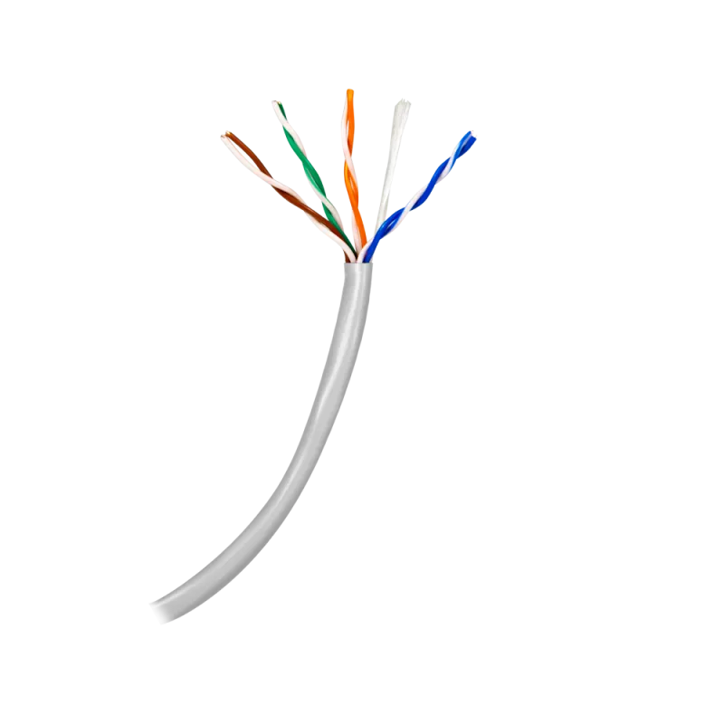 Safire Cable UTP categoría 5E - Conductor CCA - Diámetro 24 AWG-0,52mm - Cumple con 90m Fluke test - Cubierta exteri...