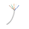 Safire Cable UTP categoría 5E - Conductor CCA - Diámetro 24 AWG-0,52mm - Cumple con 90m Fluke test - Cubierta exteri...