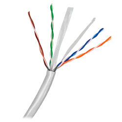 Safire Cable UTP categoría 6 - Conductor CCA - Diámetro 23 AWG-0,58mm - Cumple con 90m Fluke test - Cubierta exterior...