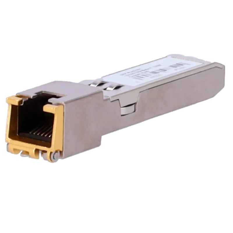 Módulo transceptor SFP - Puerto RJ45 - Velocidad Gigabit - Máxima distancia 100 m - 1000Base-TX