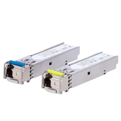 Pareja de módulos transceptores SFP - Tx 1550/1310 nm Rx 1310/1550 nm - Fibra monomodo - Conector LC Simplex - BiDi -...