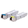Pareja de módulos transceptores SFP - Tx 1550/1310 nm Rx 1310/1550 nm - Fibra monomodo - Conector LC Simplex - BiDi -...