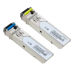 Pareja de módulos transceptores SFP - Tx 1550/1310 nm Rx 1310/1550 nm - Fibra monomodo - Conector LC Simplex - BiDi ...