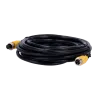 Streamax - Cable para cámaras AHD - Conector M12 aviación - 4 Pines - Longitud 20m - Hembra - Hembra