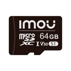 Imou Tarjeta de memoria Micro SD Clase 10 64GB - Compatible para camaras de vigilancia - Clase 10 / V30 - Uso en inte...