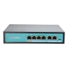 Switch PoE - 4 puertos PoE + 2 Uplink - Velocidad de puertos 10/100 Mbps - 65W puerto 1 / 30W puerto 2-4 / Máximo 65W...