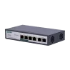 Switch PoE - 4 puertos PoE+ FE + 2 FE Uplink - Velocidad 4 x10/100Mbps + 2 x10/100Mbps - 2 Puertos PoE para hasta 800...