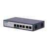 Switch PoE - 4 puertos PoE+ FE + 2 FE Uplink - Velocidad 4 x10/100Mbps + 2 x10/100Mbps - 2 Puertos PoE para hasta 800...