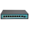 Switch PoE - 8 puertos PoE + 1 Uplink + 1 SFP GIGA - Velocidad de puertos 10/100/1000 Mbps - 65W puerto 1 / 30W puert...