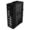 Switch PoE Marca Blanca - Montaje en carril DIN - 8 Puertos Gigabit + 2 SFP Gigabit - 90W puertos 1 y 2 / 30W puerto ...