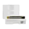Switch PoE exterior - 22 RJ45 PoE+ 2 RJ45 Hi-PoE - 2 RJ45 Uplink - 22 x 10/100 Mbps - 4 x Gigabit - Hasta 300 W en to...