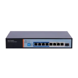 Switch Hi-PoE Multigagibit 2,5Gbps - 8 puertos PoE + 1 Uplink SFP 10G - Velocidad de puertos 2,5/1Gbps - 8 Puertos ...