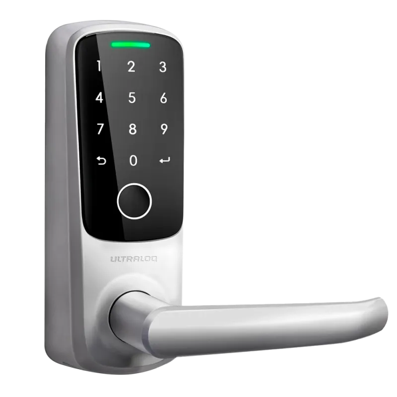 Cerradura inteligente Anviz Ultraloq - Huella, PIN y App - 50 usuarios | WiFi y Bluetooth - Autónoma 4 x pilas AA - A...