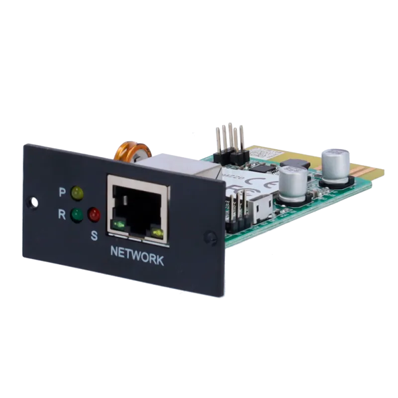 Tarjeta SNMP de red para monitorización de UPS - Para instalación en slot de UPS y conexión a red - Compatible con Wi...