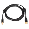 Cable USB 2.0 - Para Impresora - Conectores tipo A/M-B/M - Longitud 5,0 m - Alta calidad (28AWG+22AWG - Color negro
