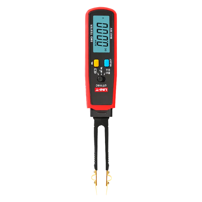 Tester digital componentes SMD - Pantalla de hasta 6000 cuentas - Medición de resistencia y capacitancia - Test de co...