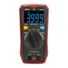 Multímetro digital de bolsillo - Medición de voltaje en DC y AC hasta 600V - Medición de temperatura - Medición de re...
