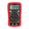 Multímetro digital de mano LCD - Medición de voltaje en DC y AC hasta 250V - Medición de intensidad en DC hasta 10A -...