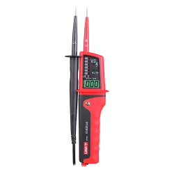 Medidor de voltaje tipo lápiz con display LCD - Medición de voltaje AC y DC - Aviso audible y LED visible para contin...