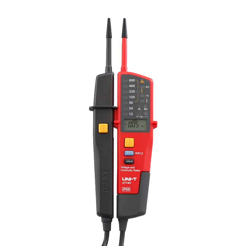 Detector de voltaje AC/DC sin contacto - Display LED - Modo de alto y bajo voltaje hasta 690 V - Aviso audible y LED ...